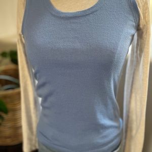 Talbots Lightweight Sweater Vest - EUC - French Country Blue, Size XS